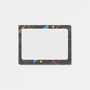 Post-it® Formes géométriques, lignes, points en couleurs vi