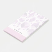 Post-it® Formes géométriques pourpres de bijou (Incliné)