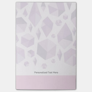 Post-it® Formes géométriques pourpres de bijou
