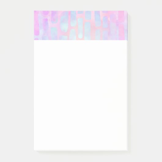 Post-it® Formes rectangulaires bleues sur Arrière - plan ro (Devant)