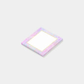 Post-it® Formes rectangulaires bleues sur Arrière - plan ro (Incliné)