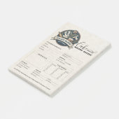 Post-it® Formulaire de commande de boulangerie pâtissier bo (Incliné)