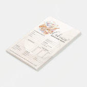 Post-it® Formulaire de commande de gâteau de pâtissier de m (Incliné)