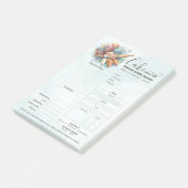 Post-it® Formulaire de commande de pâtissier de boulangerie (Incliné)