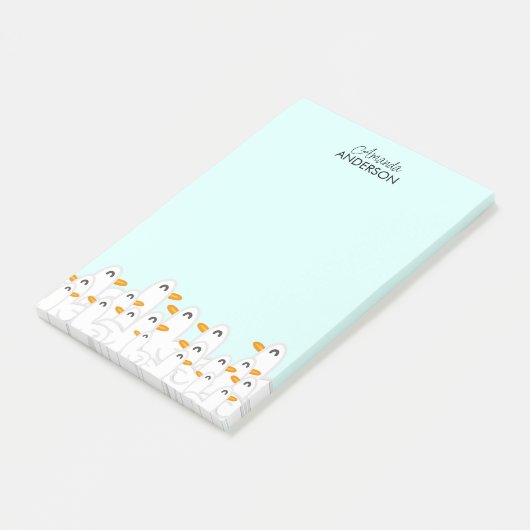 Post-it® Foule de canards personnalisés (Incliné)