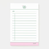 Post-it® Four clover luck daily checklist  (Devant)