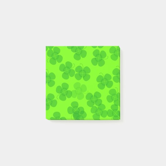 Post-it® Four Leaf Clovers Post it Notes (Devant)