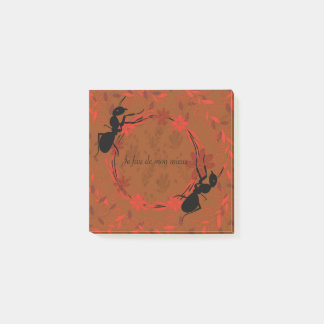 Post-it® fourmi, affirmation positive ,phrase inspirante