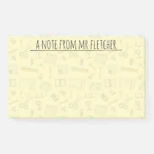 Post-it® Fournitures scolaires colorées personnalisées Moti