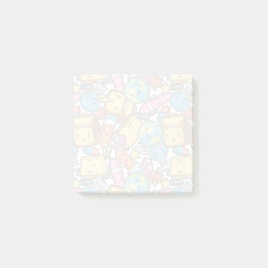 Post-it® Fournitures scolaires Notes post-it du Motif (Devant)