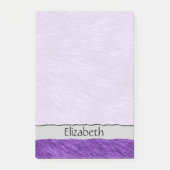 Post-it® Fourrure Violette, Arrière - plan De Fourrure, Fou (Devant)