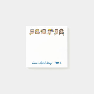 POST-IT® FOX 4 BONNES NOTES DE POST-IT ÉMOJI