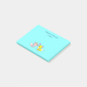 Post-it® Fox Couple Kissing Mariage Faveur (Incliné)