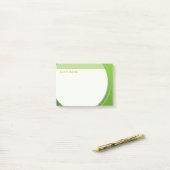 Post-it® Fraîche Métallique Géométrique n'importe quel text (Sur un bureau)