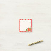 Post-it® Fraise (Sur un bureau)
