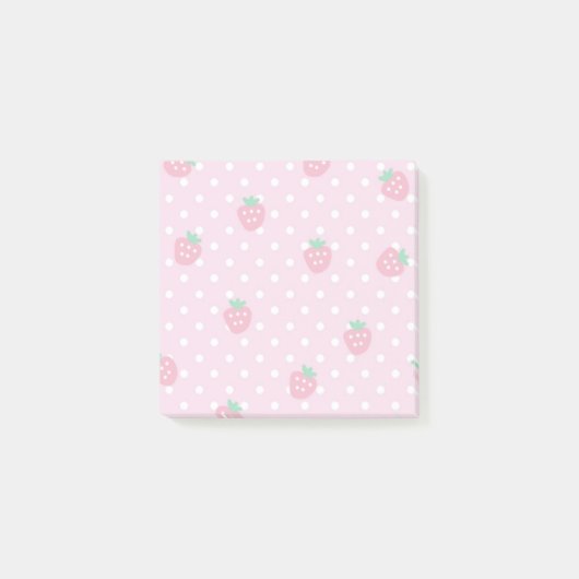 Post-it® Fraise délice les noix collantes (Devant)