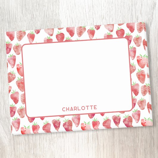 Post-it® Fraise personnalisée