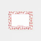 Post-it® Fraise personnalisée (Devant)