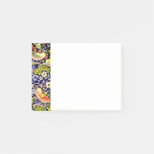 Post-it® Fraise Thief Oiseaux William Morris (Devant)