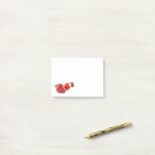 Post-it® Fraises (Sur un bureau)