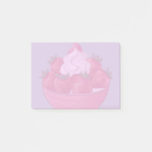 Post-it® Fraises et crème fouettée