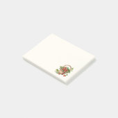 Post-it® Fraises fraîches dans un panier en osier (Incliné)