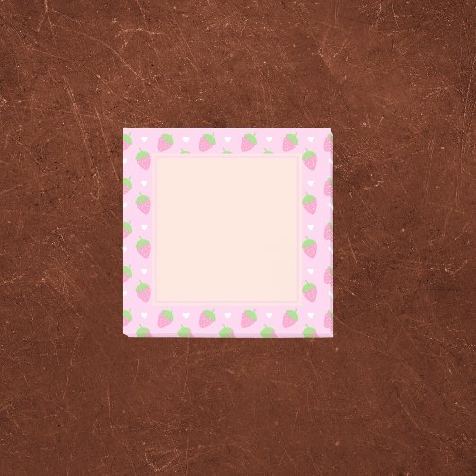 Post-it® Fraises rose Rose classique