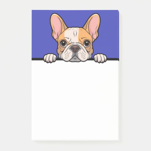 Post-it® Français Bulldog mignon Français Chiot Amoureux de (Devant)