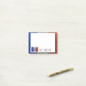 Post-it® Français Drapeau de France Parties scintillant Ens (Sur un bureau)
