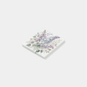 Post-it® Français Lilac Aquarelle Florale Printemps & Été (Incliné)