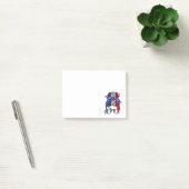 Post-it® France pimentée avec le drapeau français (Bureau)