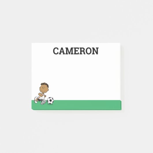 Post-it® Franklin Jouer Au Football (Devant)