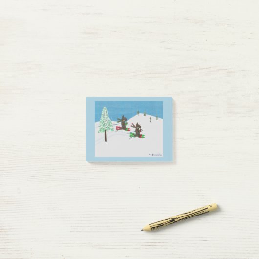 POST-IT® FRAPPER LES PENTES (Sur un bureau)