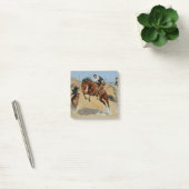Post-it® Frederick Remington Art de l'Ouest "Tourner le dos (Bureau)
