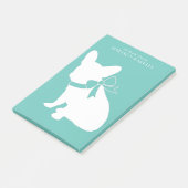 Post-it® French Bulldog Frenchie Chien Chien Chien Chien Ch (Incliné)