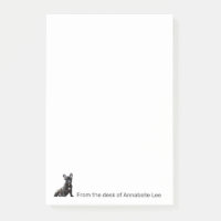 French Bulldog Personnaliser les notes post-it