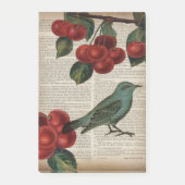 Post-it® frentry bird retro botanical red cherry (Devant)