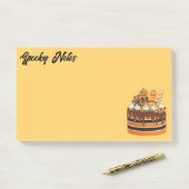 Post-it® Friandises effrayantes d'Halloween (Sur un bureau)