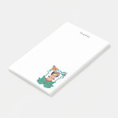 Post-it® Frida Kahlo Graphisme du cadre floral (Incliné)