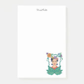 Post-it® Frida Kahlo Graphisme du cadre floral (Devant)