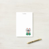 Post-it® Frida Kahlo | Oiseaux de Paradis Floral Graphic (Sur un bureau)