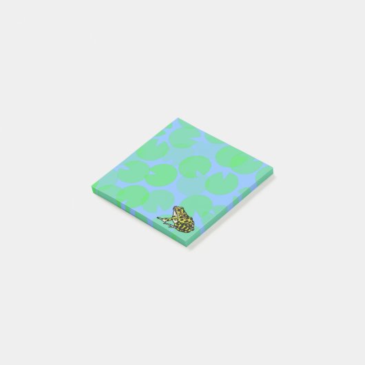 Post-it® Frog with Lilly Pads Post it Notes (Incliné)