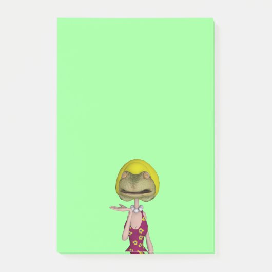 Post-it® frogface blonde fille (Devant)