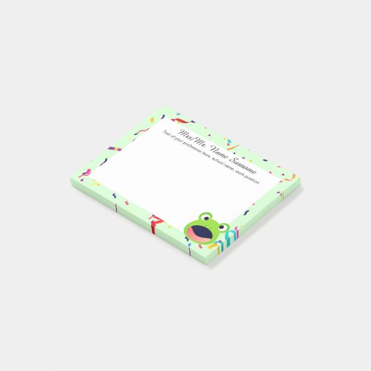 Post-it® Froggy Colorful Confetti (Incliné)