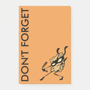 POST-IT® FROMAGE DE NINJA AVEC NUNCHUCKS POSER IL NOTEPAD
