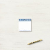 Post-it® Frontière de bleu de Delft (Sur un bureau)