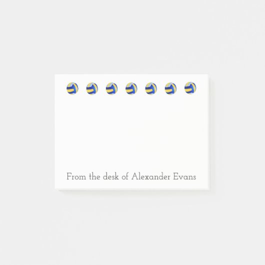 Post-it® Frontière de volleyball (Devant)