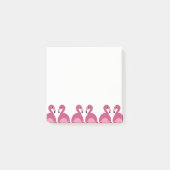 Post-it® Frontière rose de Flamants roses - notes de (Devant)