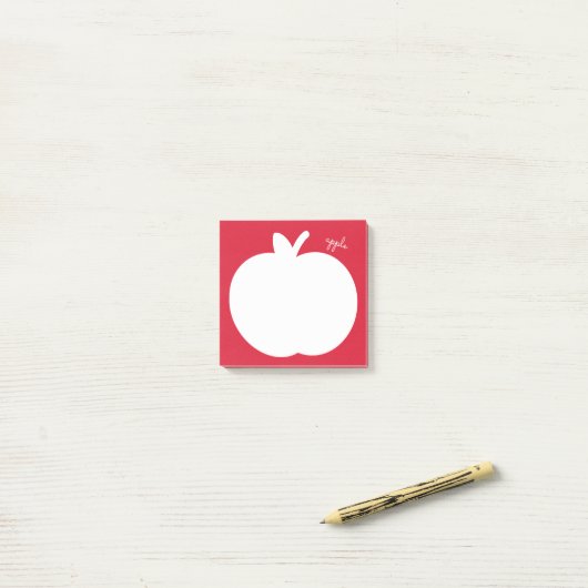 Post-it® Fruit à la pomme (Sur un bureau)