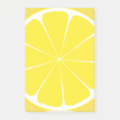Post-it® Fruit Citrus jaune clair Conception de tranches de (Devant)